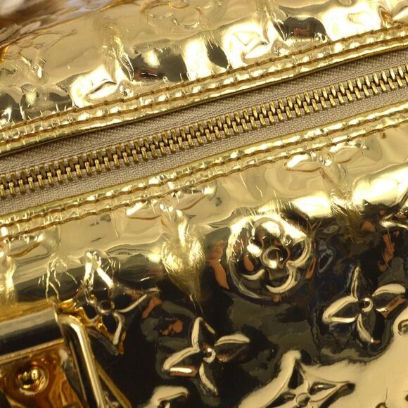 Louis Vuitton Gold Monogram Miroir Speedy 30 Handbag M95272 SP1006 161839 - Picture 9 of 16